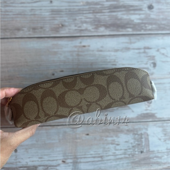 NWT Coach Signature Pencil Case Organizational Pouch - Picture 1 of 4